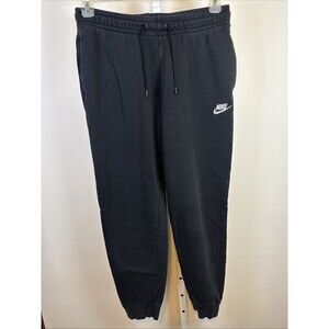 Nike Embroidered Logo Men's Joggers Size Medium Black Waist 30 Inseam 29